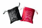 100% Cotton Drawstring Pouch Custom Printing , Recyclable Bags