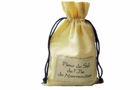 Perfume Cotton Drawstring Pouches , Blue Small Cloth Drawstring Bags ,Food bag