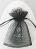 Mini Jewelry Drawstring Pouch With Logo / Organza Bag For Advertising