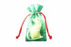 Promotional Organza Drawstring Pouch Full Pattern Bronzing Bags