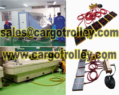 Air bearings mover moving heavy duty machinery easily