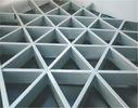 Decorative False Triangle Metal aluminum Grid Ceiling system ivory With A type