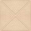 Modern Artistic Clip In Ceiling Tile 300mm x 300mm , Embossed / Photo-oxidation