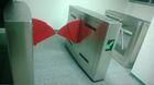Passageway Double Wing Speed Flap Barrier Gate , Waist Height Automatic Security Tursntile