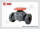 GR-PP weir type flange plastic diaphragm valve, ANSI#150,JIS10K,DIN 1/2& quot;~10& quot;