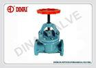 20mm, 40mm, 50mm CPVC Flange end 2 Way Globe Gate Valve, 1.0Mpa medium pressure valve