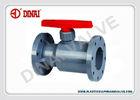 CPVC flange Ball Valve Handle Lever 1-1/4& quot;(D40mm) ~ 5”(D140mm) Plastic Ball Valve