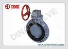 Gear operation thermoplastic butterfly valve, 1.0Mpa,1”~24”, UPVC,CPVC,PVDF,PP,PPH fabricated
