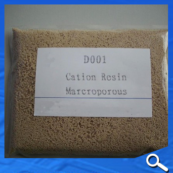Macroporous type strong acidic cation exchange resin, D001 resin