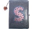 6” x 8” Sequin special cover Journal with Rhinestones for daily writing and note taking