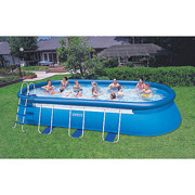 Intex 20& acute; x 12& acute; x 48& quot; Oval Frame Easy Set Swimming Pool