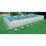 Intex 32& acute; x 16& acute; x 52& quot; Rectangular Ultra Frame Swimming Pool
