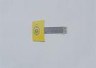 Male Connector One Push Button Membrane Switch / Membrane Keyboards