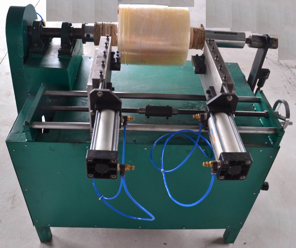 Cling film edge cutting machine
