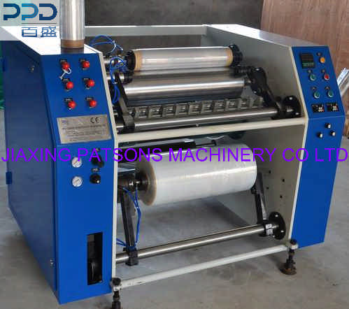 Stretch film rewinder