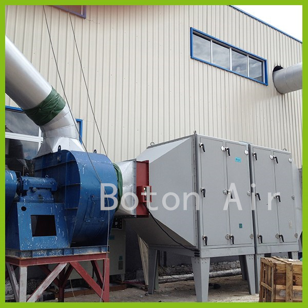 Industrial smoke purification equipment for artificial leather plant