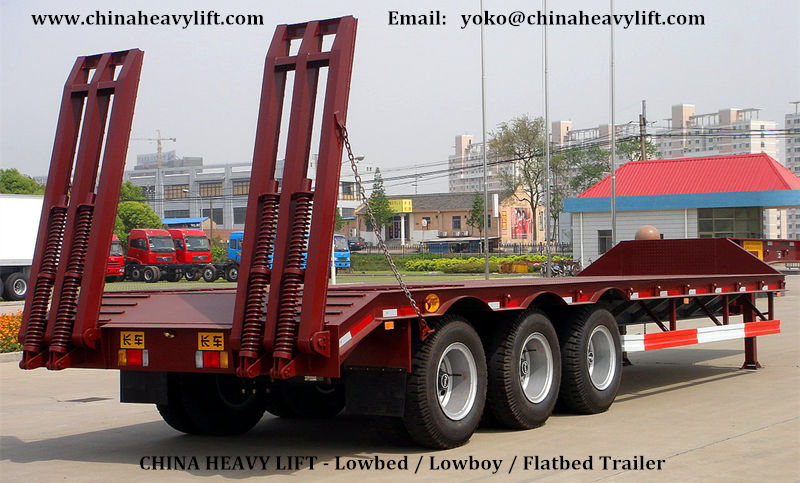 CHINA HEAVY LIFT - Lowbed / Lowboy / Flatbed Trailer - CHINA HEAVY LIFT
