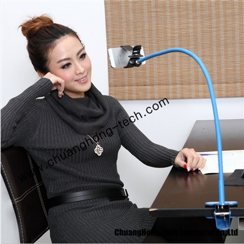Smart phone flexible gooseneck table support