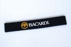 Black square cornes soft pvc bar mat with custom 3D logo anti slip mat