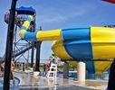 raft fiberglass Space Boat Water Slide Water theme park equipment