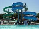 customized adult fiberglass Spiral Water Slide ，awesome big 75m Body slides