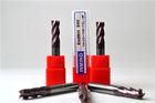 Custom tungsten 4 Flute Square End Mill / HRC55 Slot End Mill Cutter 0.5-0.6um