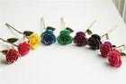 Handmade Real preserved roses 24k gold Dipped rose for Valentine& acute;s Day