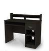 Black Eco - friendly Computer Table Wooden Office Desks With Locking Drawers  DX-8685
