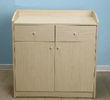 Small Vertical Office Wood File Cabinet With 2 Doors , Wood Filing Cabinet DX-8604