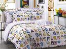 Character Floral Twill Cotton Bedding Sets , Multi Colored Bed Sets