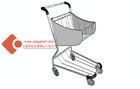 Wire Metal Airline / Airport Baggage Trolley Hand Luggage Trolleys