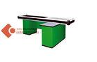 Fashional Metallic Cashier Supermarket Checkout Counter / Desk