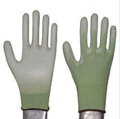 XL Wrinkle Finished PU Coated Glove with Knitted Color Nylon Lining