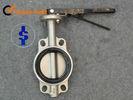 Corrosion Resistant lugged butterfly valve with Aluminum Iron or SS304 , EPDM or PTFE Seat