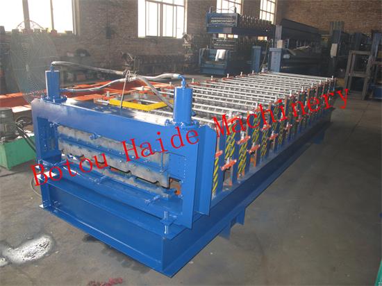 Haide double layer roll forming machine 840/850