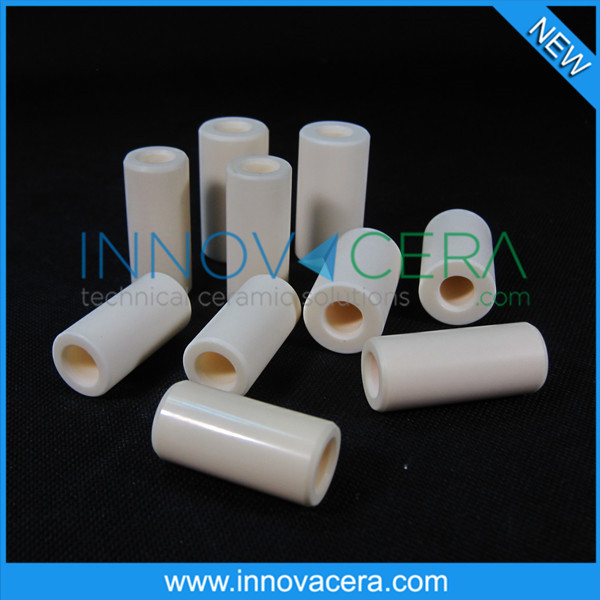99% alumina ceramic sleeve/pieces as guide/for high temperature application in steel field/innovacera