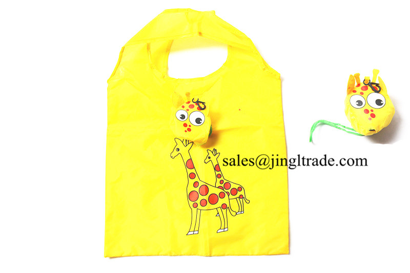 Giraffe eco shopping bags