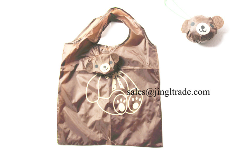 Bear foldable shopping bag