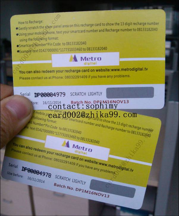 multi pin top up scratch voucher