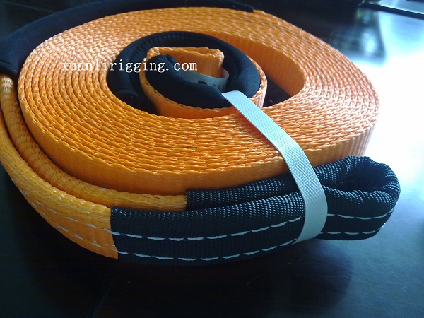 nylon snatch strap 4wd recovery strap truck tow strap