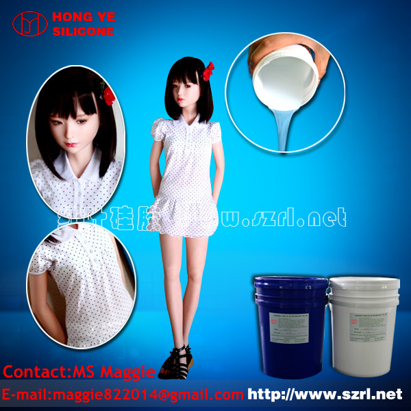 Liquid platinum cure silicone rubber for adult women sex toys making 