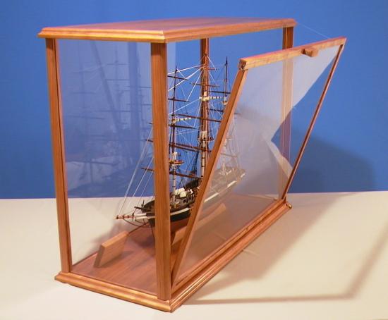 Display case for model ship Display case for model ship