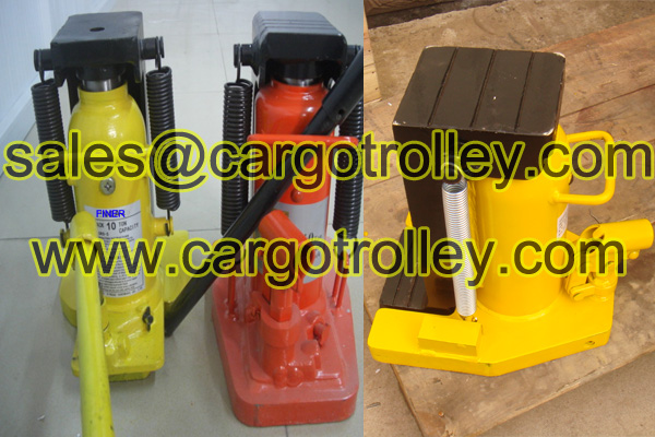 Hydraulic toe jack application and details 