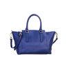 Young Ladies Purple Pebbled Tote Leather Bags Branded For Holiday Party