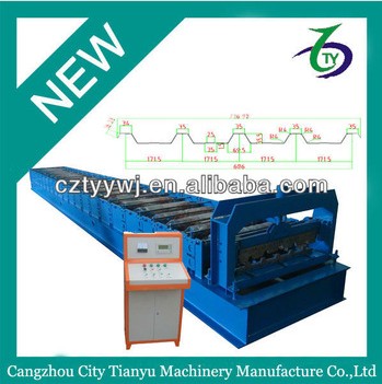 TY IBR roof panel colored galvanized steel sheet corrugated roll forming machine