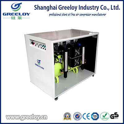 3 hp oil free lab air compressor with dryer and cabinet (GA-83XY)