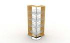 Four Tier Corner Display Shelf Wire Book / Literature Display Stand 10-100kgs