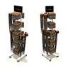 Decorative Double Side Retail Display Stands Umbrella Display Rack