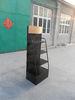 Free Standing Metal Retail Display Stands Black With Spray Painted