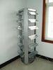 Rotating Triangular Grocery Store Displays Portable Display Shelves